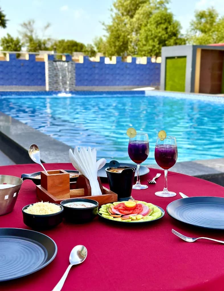 Poolside Party Area