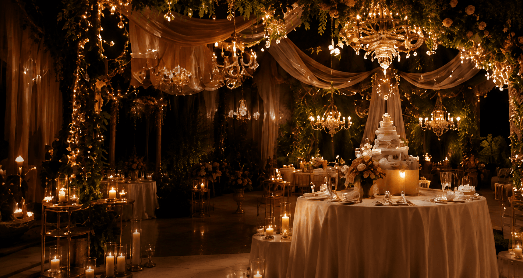 Luxury Wedding Venue Setup